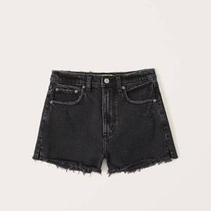 ABERCROMBIE 4 INCH HIGH RISE MOM SHORTS